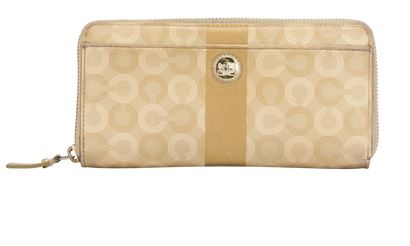 Coach Continental Long Wallet, &pound;40, Accessories, Gold, Leather, Front view
